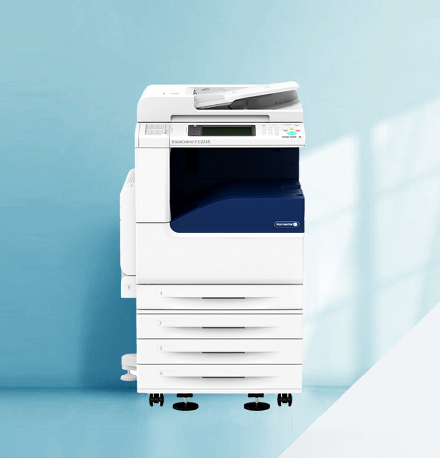 促销 富士施乐中速数码复印机docucentre-v2265cps2tray彩色复印机(含