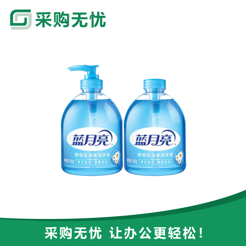 蓝月亮野菊花2瓶装洗手液500g 500g