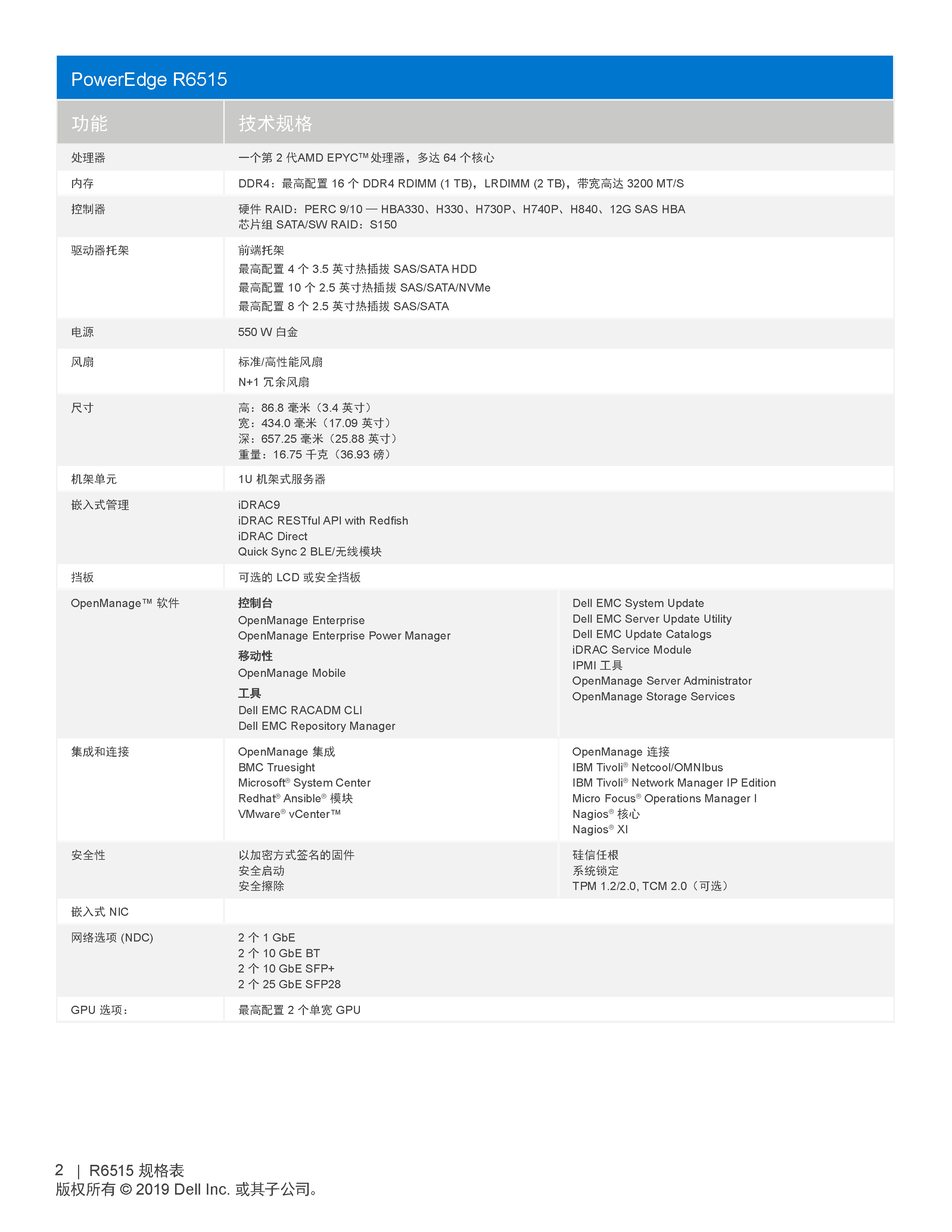 戴尔epyc服务器行情=戴尔服务器e02s多少钱