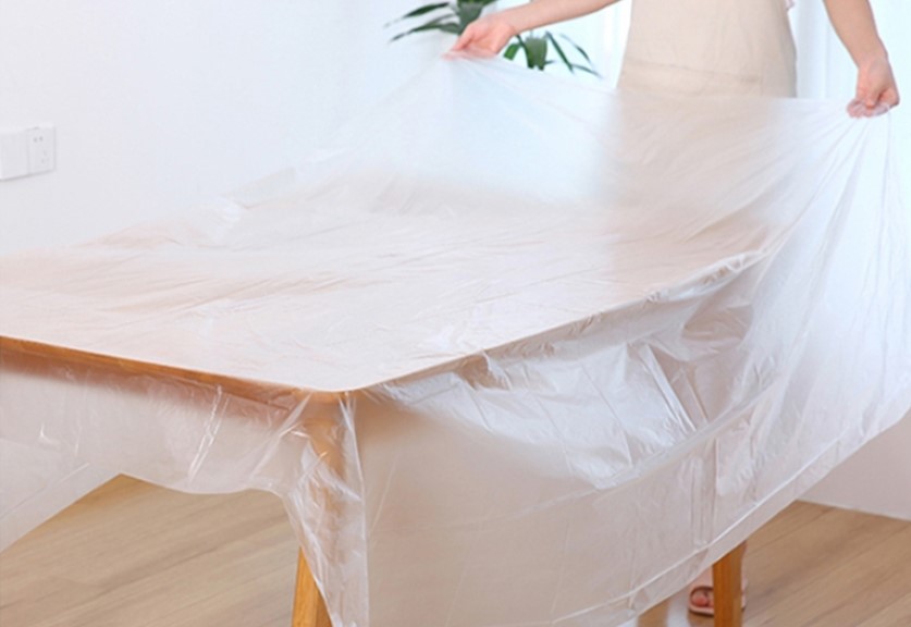 一次性桌布 pe磁白台布 2.5m*2.55m 10张/包